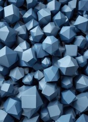 geometric shapes in shades of blue overlapping each other, shapes, blue, overlapping, abstract, pattern