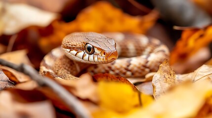 Fototapeta premium snake in the grass
