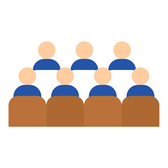 Obraz premium Student Seminar Icon Style