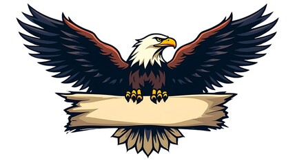 Fototapeta premium eagle in flight