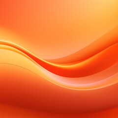 Fototapeta premium Vibrant Abstract Orange Background with Flowing Curves and Soft Gradient Lights for Use in Creative Design Projects, Presentations, and Digital Art