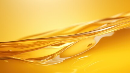 Glimmering Golden Liquid Surface with Light Reflections and Waves Creating a Textured Background Ideal for Use in Design or Art Projects