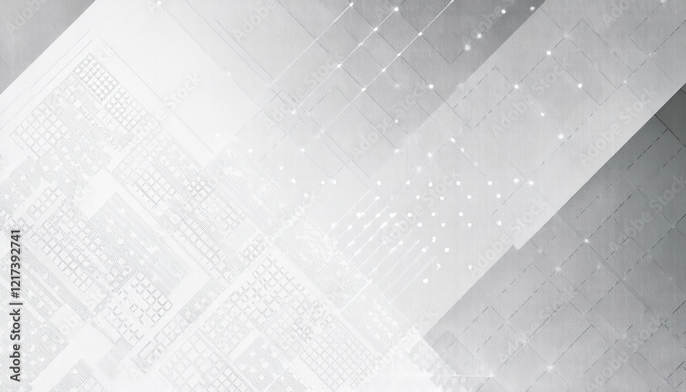 Poster monochrome geometric abstract pattern with layered rectangles and soft gradients for minimalist background and modern designs