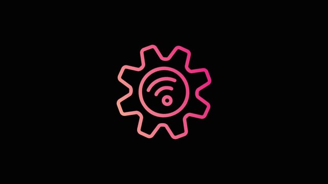 Letter Gear technology vector logo template. This logo is suitable for factory, 