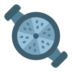 Electric Eggplant Slicer Icon Style