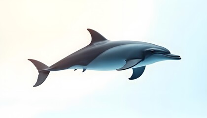 Naklejka premium Stunning Dusky Dolphin Image Ocean Wildlife Photography