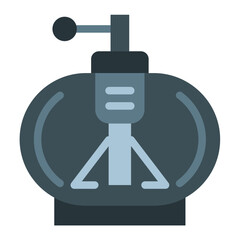 Electric Mustard Greens Slicer Icon Style