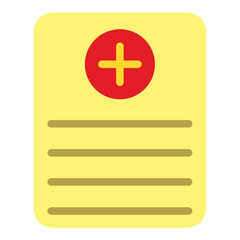 Fototapeta premium Vector Design Medical Report Icon Style