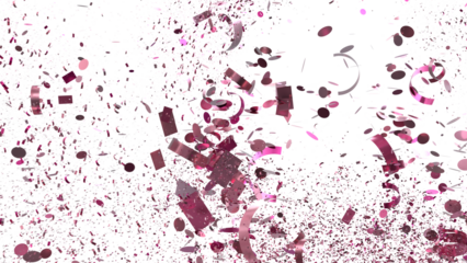 Celebrate with this vibrant pink confetti burst. Perfect for party, celebration, and festive designs.