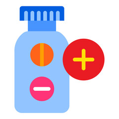 Obraz premium Vector Design Prescription Bottle Icon Style