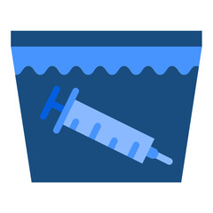 Vector Design Medical Waste Disposal Icon Style