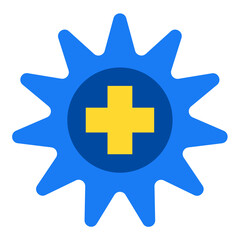 Vector Design Medical Symbol Badge Icon Style