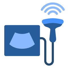 Vector Design Ultrasound Scan Icon Style