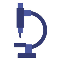 Vector Design Laboratory Microscope Icon Style