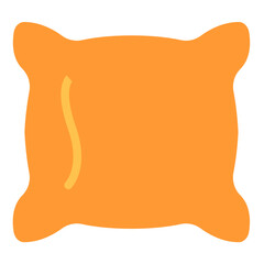 Vector Design Fringe Pillow Icon Style