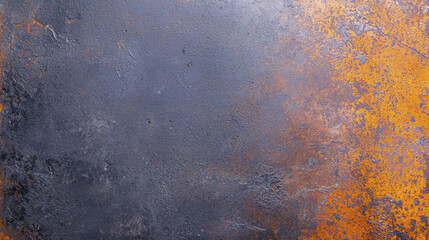 Rusty metal texture with dark and orange hues, perfect for backgrounds