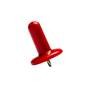 recommend clip art: Red push pin isolated on transparent background. A close-up of a single bright red push pin with a metallic needle. red push pin on transparent background
                    