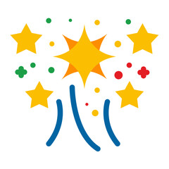 Vector Design Twinkle Icon Style