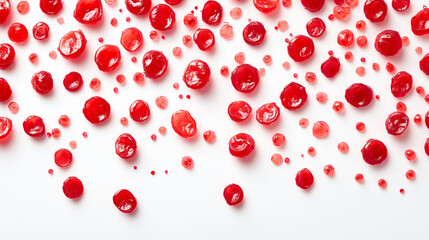 Abstract red droplets pattern for creative design uses