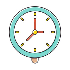 clock with adjustable hands icon, clock with adjustable hands vector illustration-simple illustration of clock with adjustable hands, perfect for clock with adjustable hands logos and icons