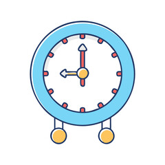 clock with adjustable hands icon, clock with adjustable hands vector illustration-simple illustration of clock with adjustable hands, perfect for clock with adjustable hands logos and icons