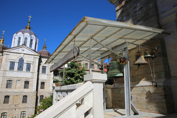 Skete of Saint Andrew in Karyes is a monastic institution on Mount Athos, Greece