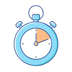 stopwatch with pause icon, stopwatch with pause vector illustration-simple illustration of stopwatch with pause, perfect for stopwatch with pause logos and icons