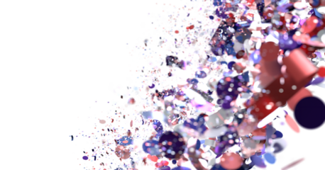 Colorful confetti explosion background.  Perfect for celebration, party, or festive designs.