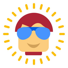 Vector Design Radiant Rave Icon Style