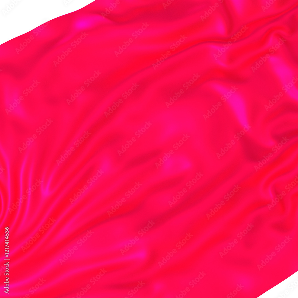 Poster a close up of rich crimson fabric draped elegantly the folds and textures create a captivating and l