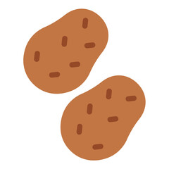 Vector Design Potato Icon Style