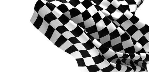 The checkered flag waves signaling the finish line
