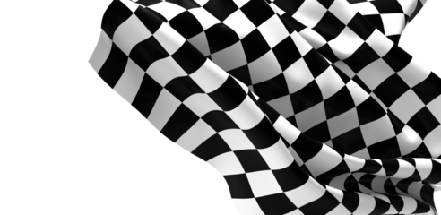The checkered flag waves signaling the finish line