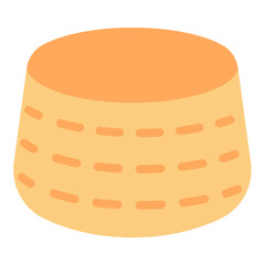 Vector Design Ricotta Icon Style
