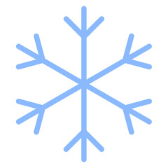 Vector Design Ice Flake Icon Style