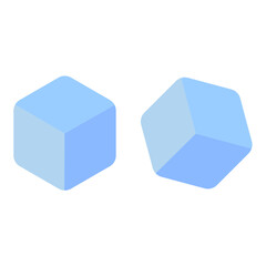 Vector Design Ice Etch Icon Style