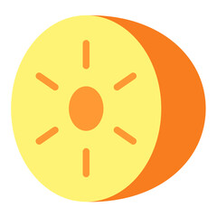 Vector Design Kiwi Kraze Icon Style