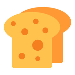 Vector Design Toast Trove Icon Style