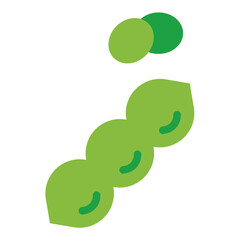 Obraz premium Vector Design Edamame Eclipse Icon Style