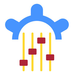 Vector Design Mass Customization Icon Style