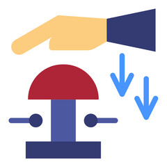 Vector Design Emergency Stop Icon Style