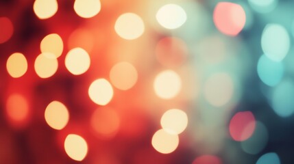 Fototapeta premium Abstract Bokeh Lights Background in Vibrant Colors