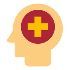 Obraz premium Vector Design Mental Health Icon Style