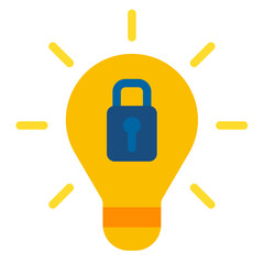 Vector Design Intellectual Property Icon Style