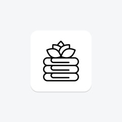 Spa Treatment line icon, vector, pixel perfect, illustrator file