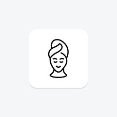 Spa Beauty line icon, vector, pixel perfect, illustrator file