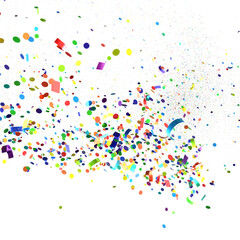  Sky confetti flying in the sky during Pride parade  transparent PNG