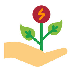 Vector Design Energy Harvesting Icon Style