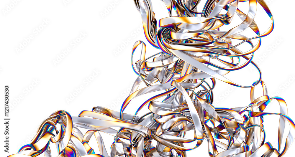 Aufkleber a symphony of holography: unleashing the magic of a 3d holographic display