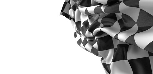 The checkered flag waves signaling the finish line